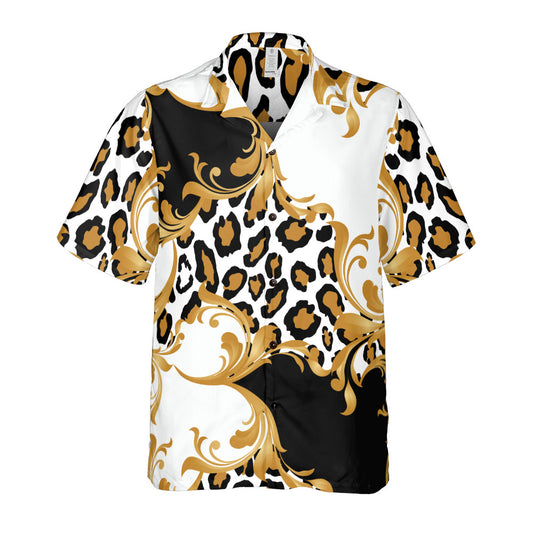Leopard Baroque Button Up Shirt