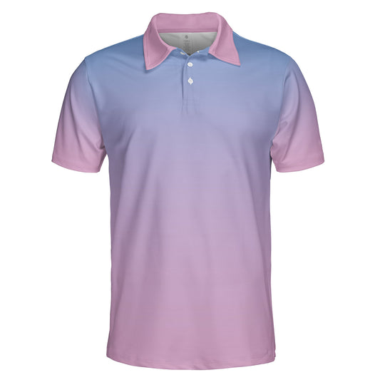 Pink Sunrise Polo Shirt