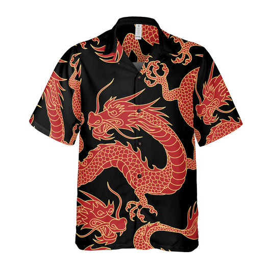 Red Dragon Button Up Shirt