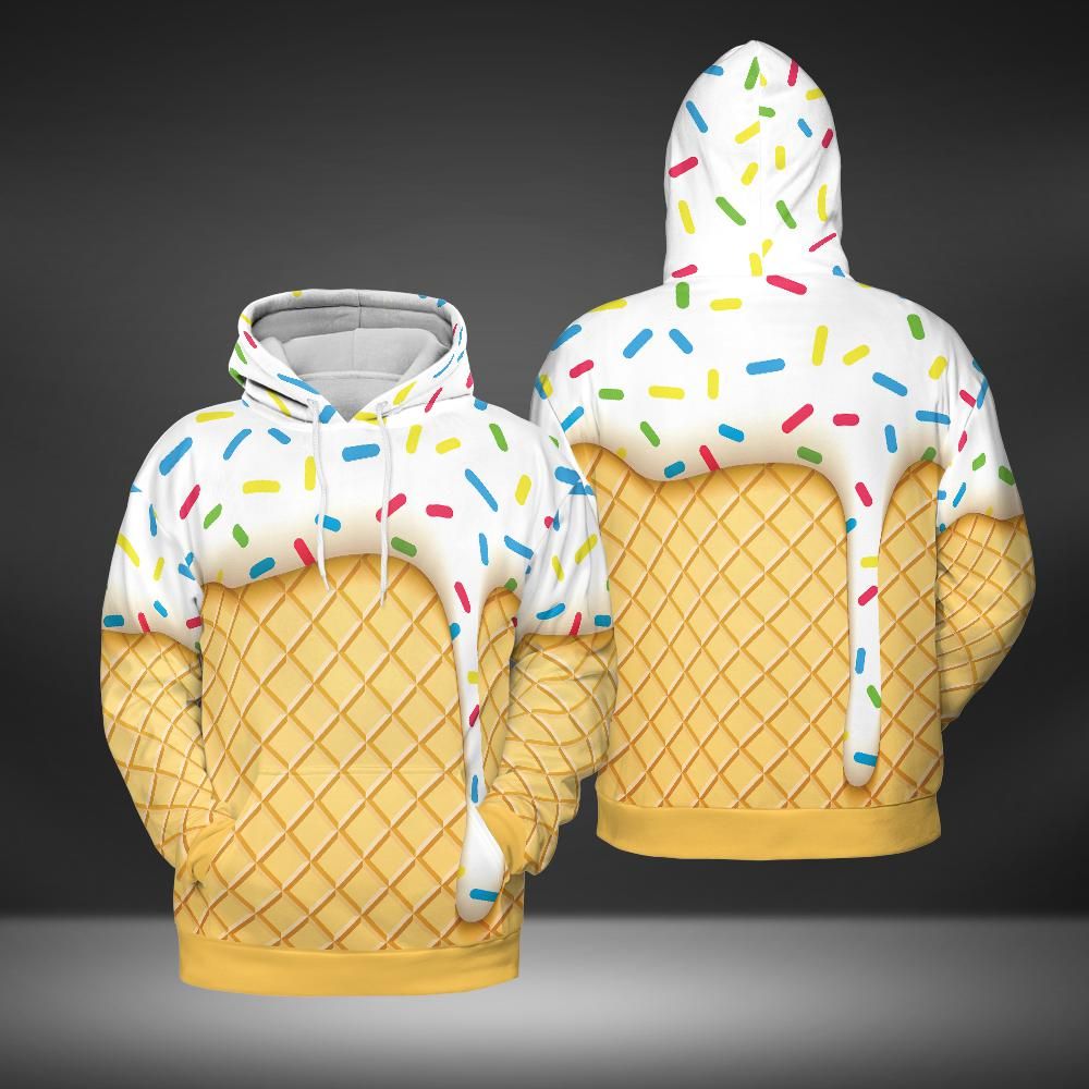 Ice Cream Cone Premium Unisex Hoodie