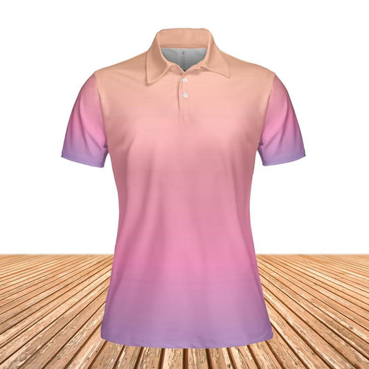Peach Sunset Women's Polo Shirt