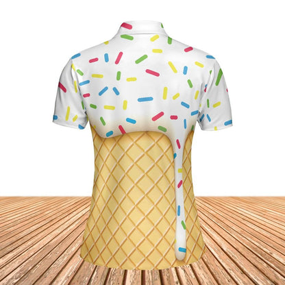 Ice Cream Cone Women's Polo Shirt