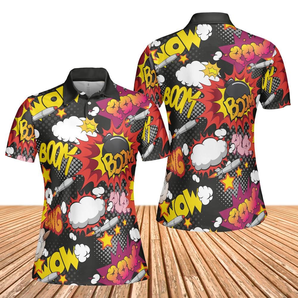 Comic Bomb Women's Polo Shirt