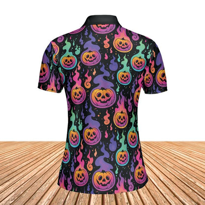 Pumpkin Fire Women's Polo Shirt