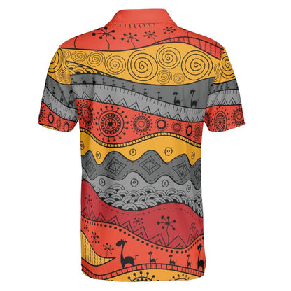 African Layers Polo Shirt