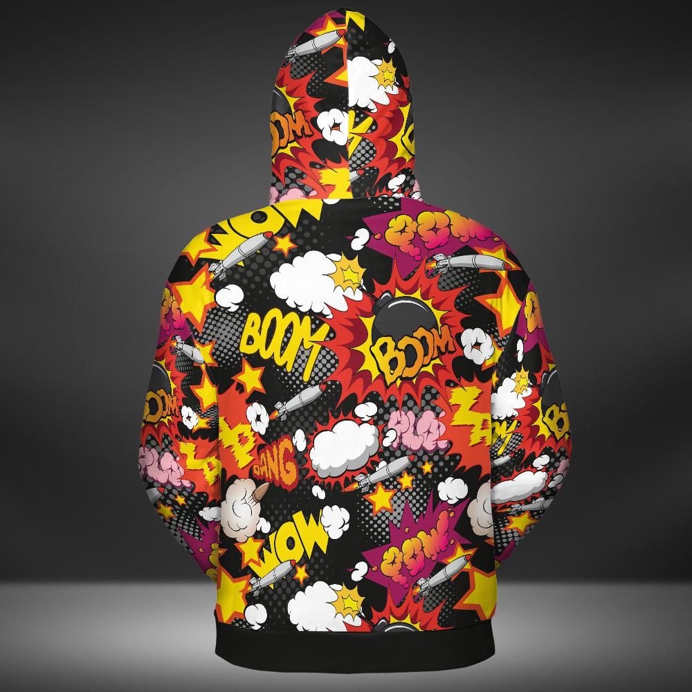 Comic Bomb Premium Unisex Zip Hoodie