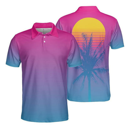 Sunset On The Beach Polo Shirt