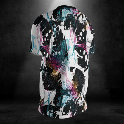 Abstract Gradient Flowers Unisex Comfort T-Shirt
