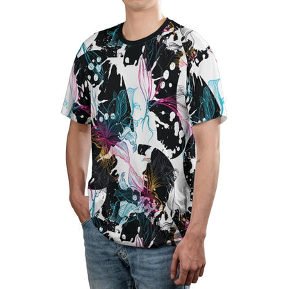 Abstract Gradient Flowers Unisex Comfort T-Shirt