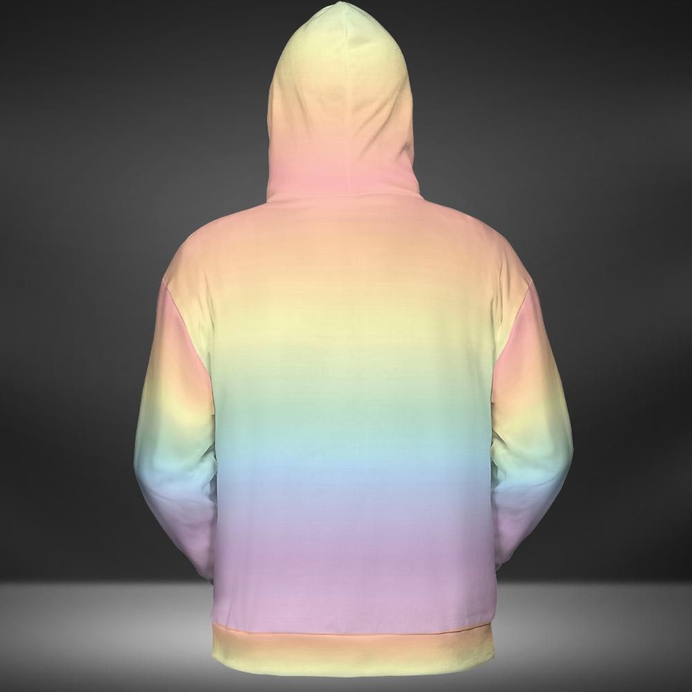 Pastel Rainbow Gradient Unisex Hoodie Elements Of CAJ