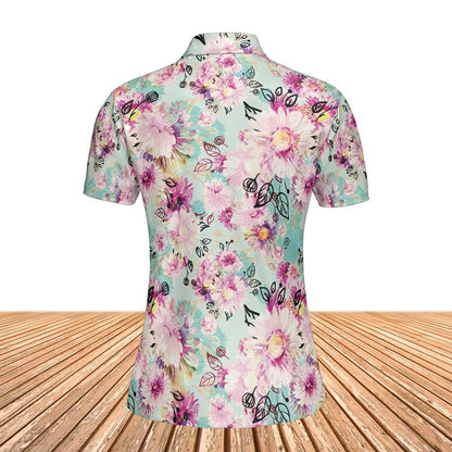 Colorful Asters Women's Polo Shirt