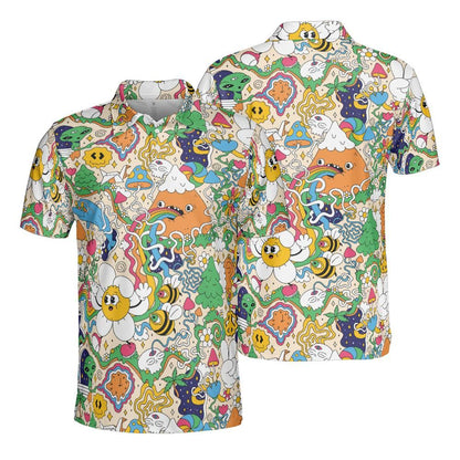 Mushroom Trip Polo Shirt