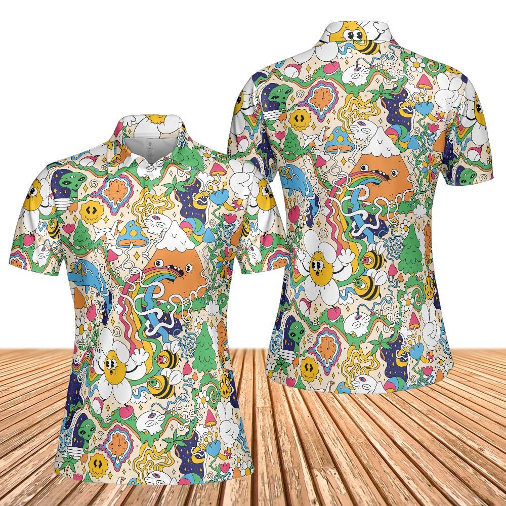 Mushroom Trip Women's Polo Shirt