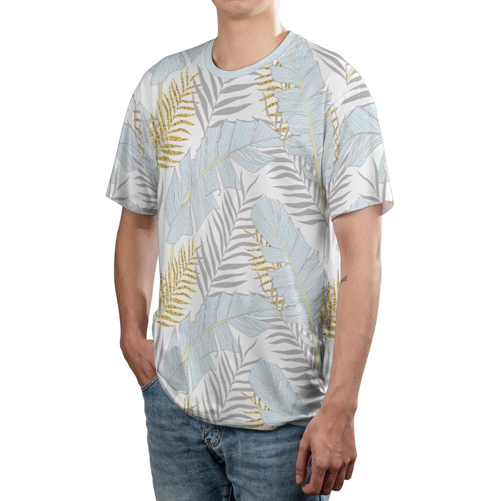 Blue Banana Leaves Unisex Comfort T-Shirt
