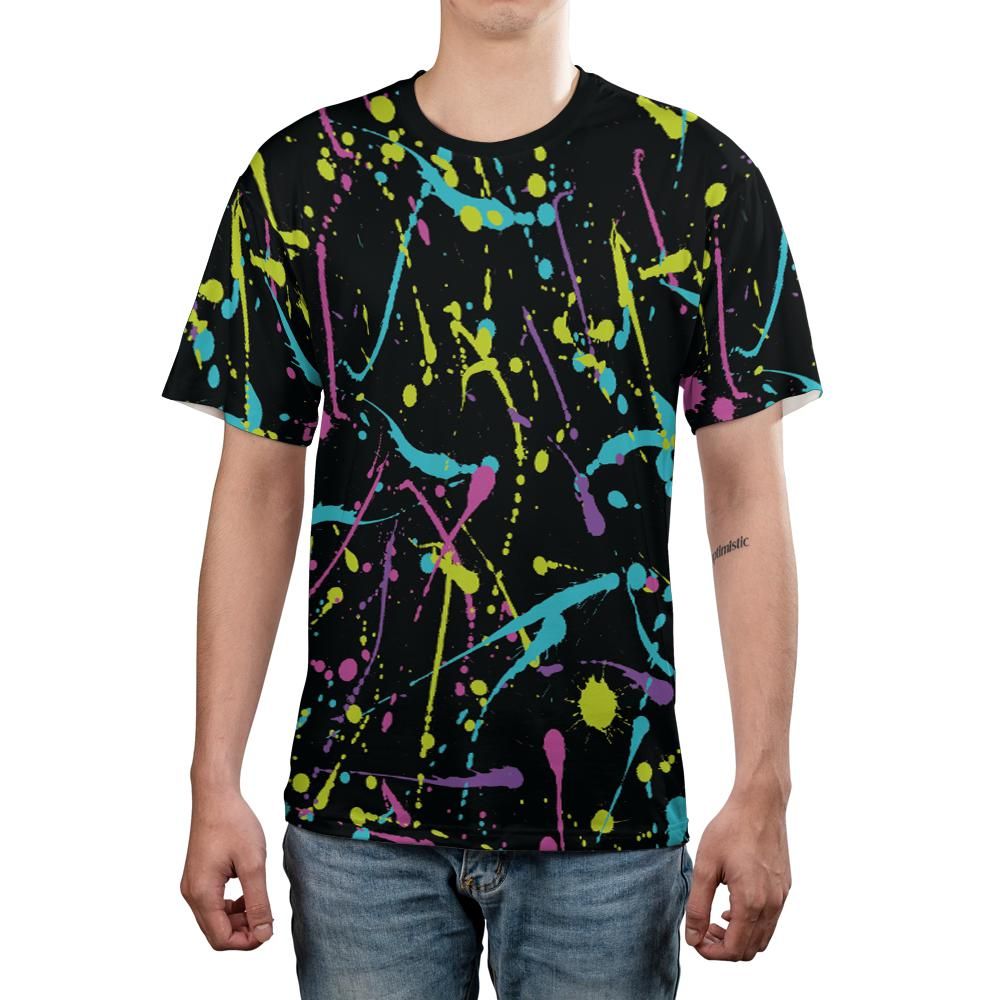 Bright Splattered Paint Unisex Comfort T-Shirt
