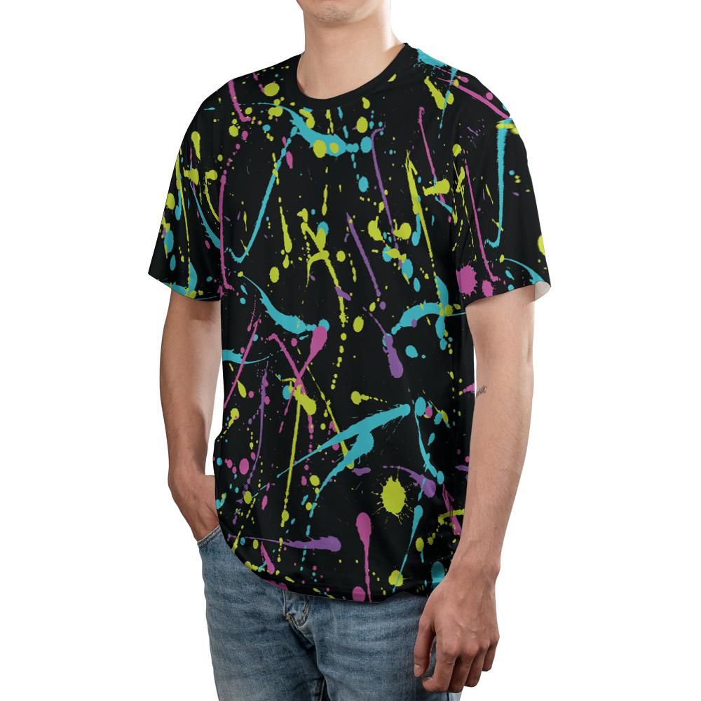 Bright Splattered Paint Unisex Comfort T-Shirt