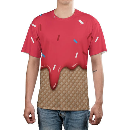 Velvet Ice Cream On A Chocolate Cone Unisex Comfort T-Shirt