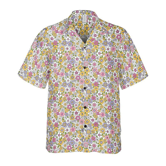 Retro Floral Button Up Shirt