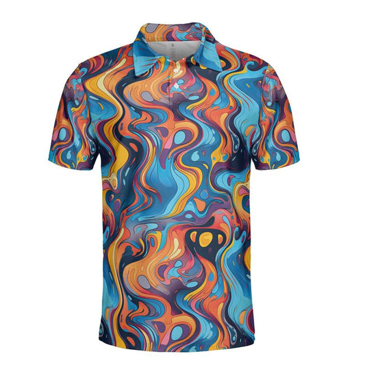 Marbled Water Polo Shirt