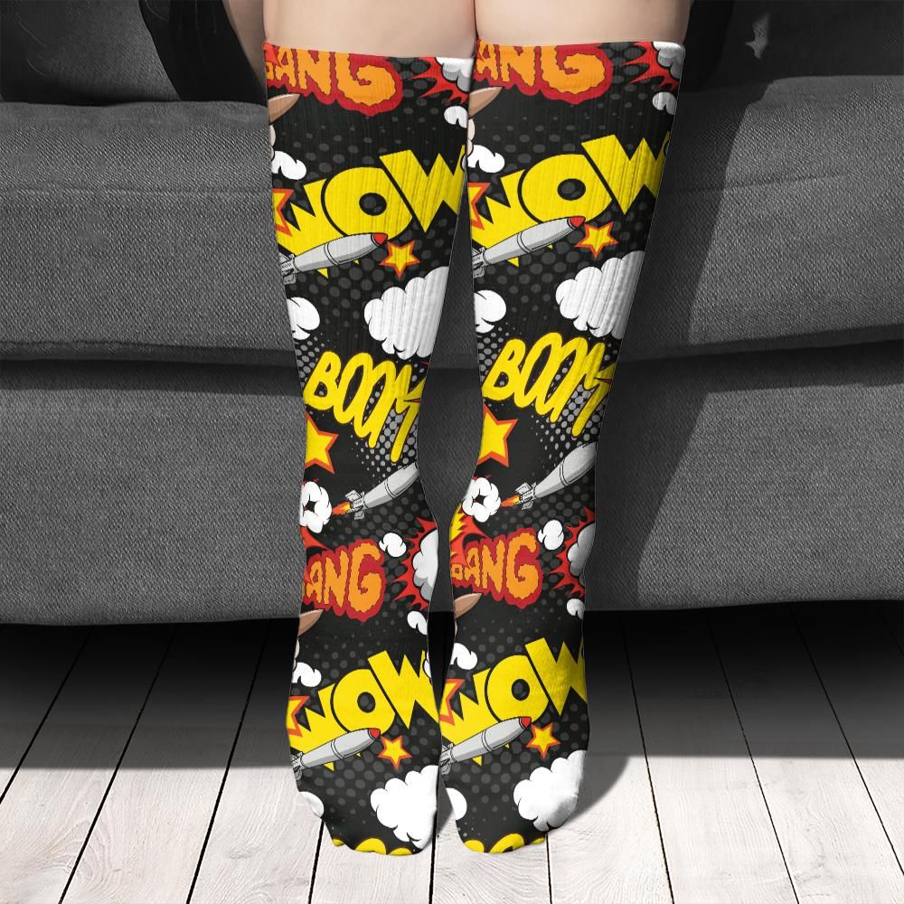Comic Bomb Socks