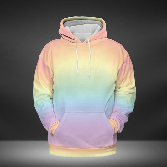 Pastel Rainbow Gradient Unisex Hoodie