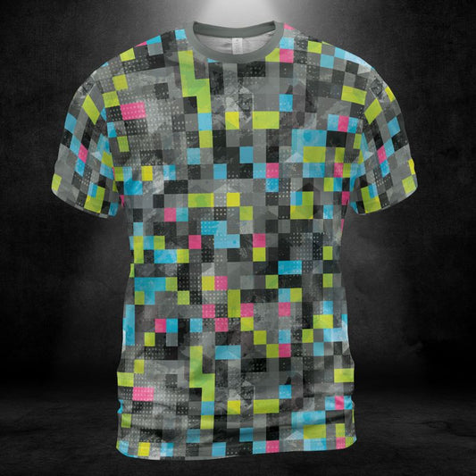 Abstract Pixels Unisex Comfort T-Shirt