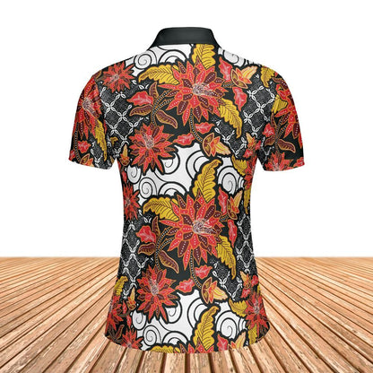 Indonesian Batik Women's Polo Shirt