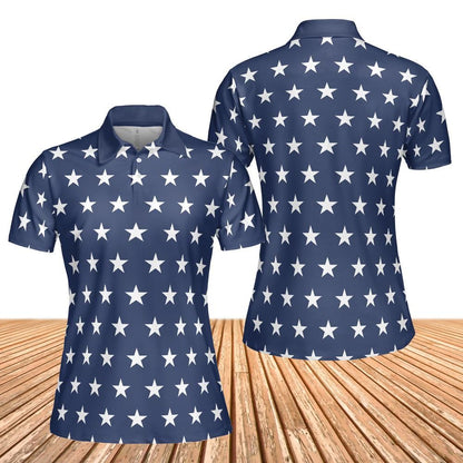 White Stars Women's Polo Shirt