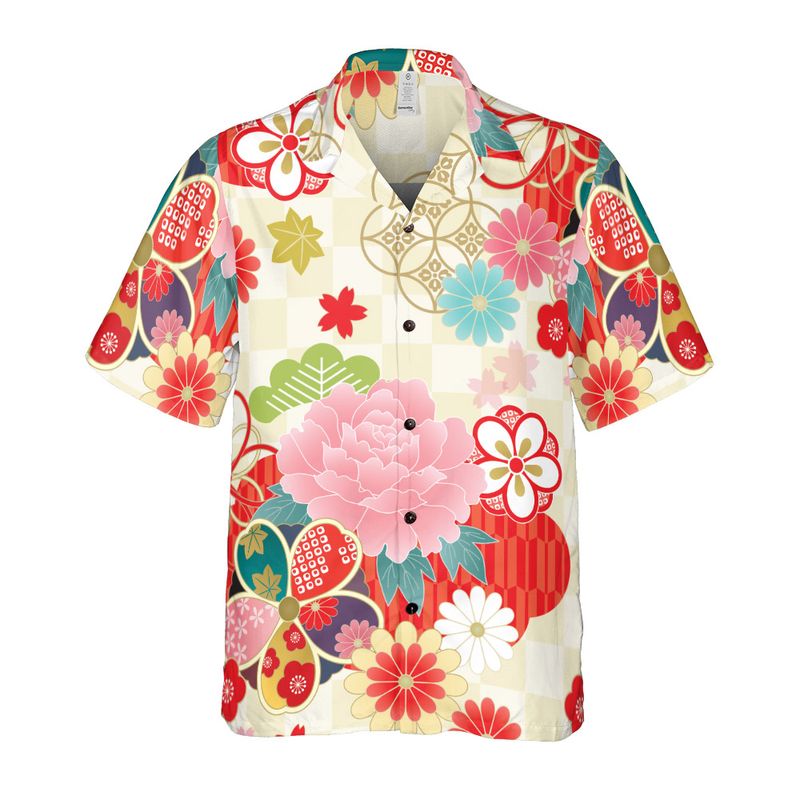 Japanese Kimono Button Up Shirt