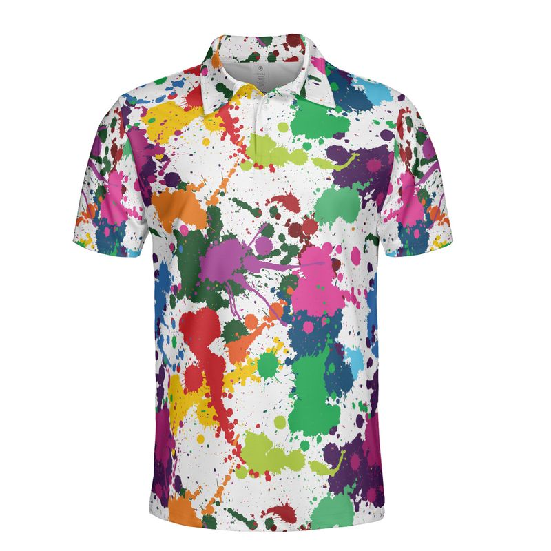 Splattered Polo Shirt