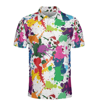 Splattered Polo Shirt
