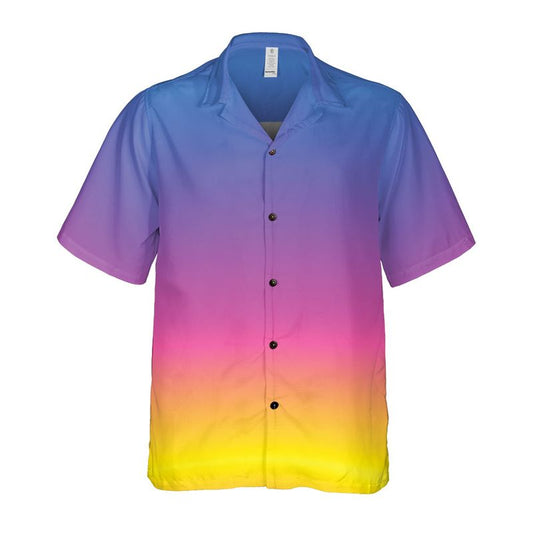 Tropical Gradient Button Up Shirt