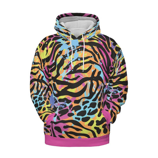 Animal Fur And Splattered Paint Premium Unisex Hoodie