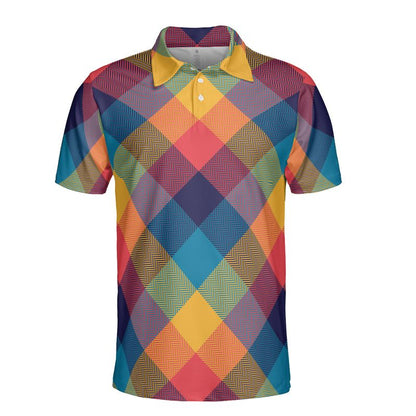 Autumn Plaid Polo Shirt
