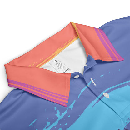 Tropical Sunset Polo Shirt