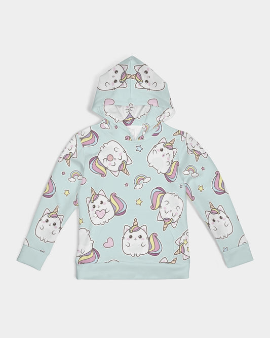 Caticorn Large Kids All-Over Print Hoodie