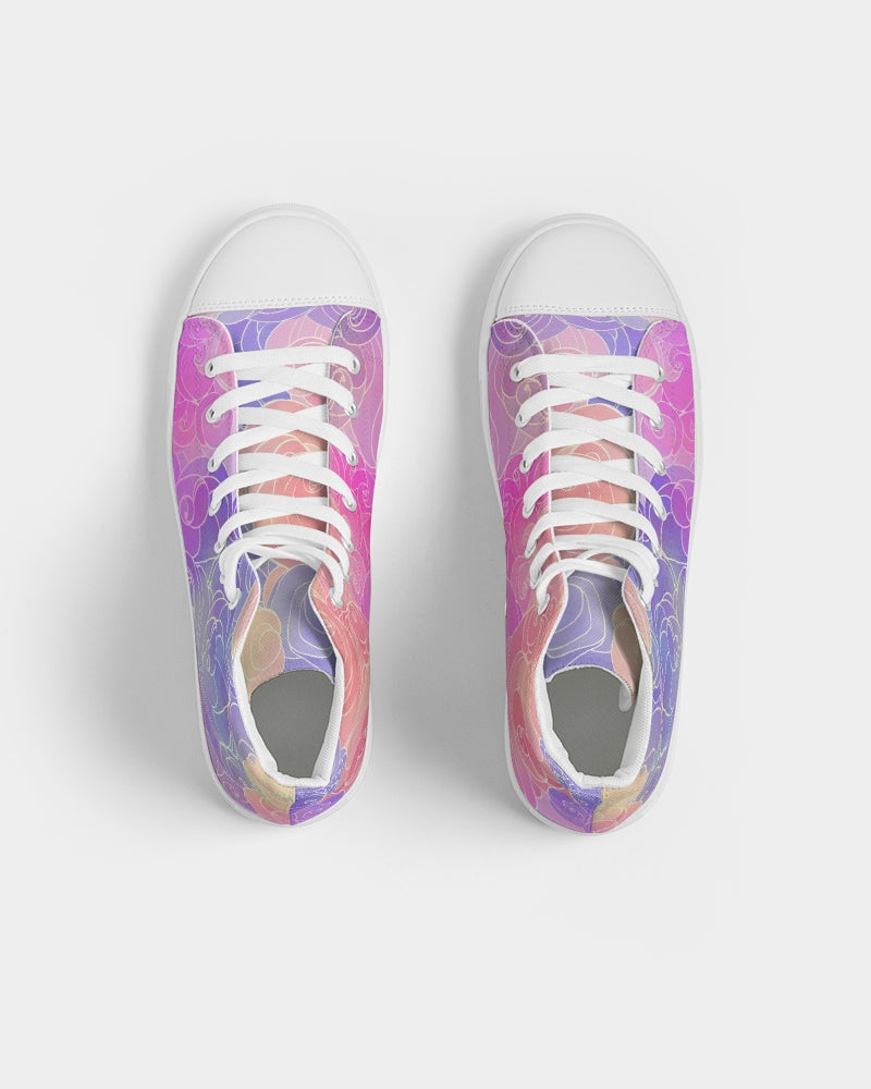 Pastel Clouds hotsell Women's High Top Canvas Shoe