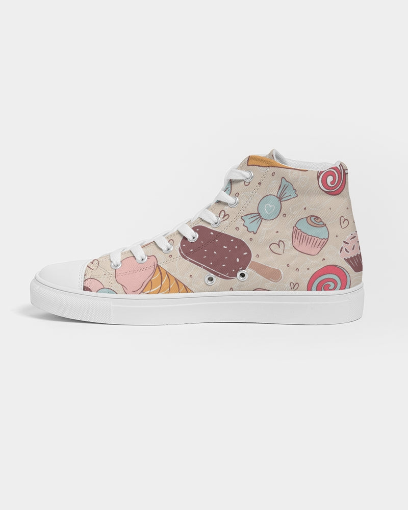 Sweet Tooth Women's High Top Canvas Shoe