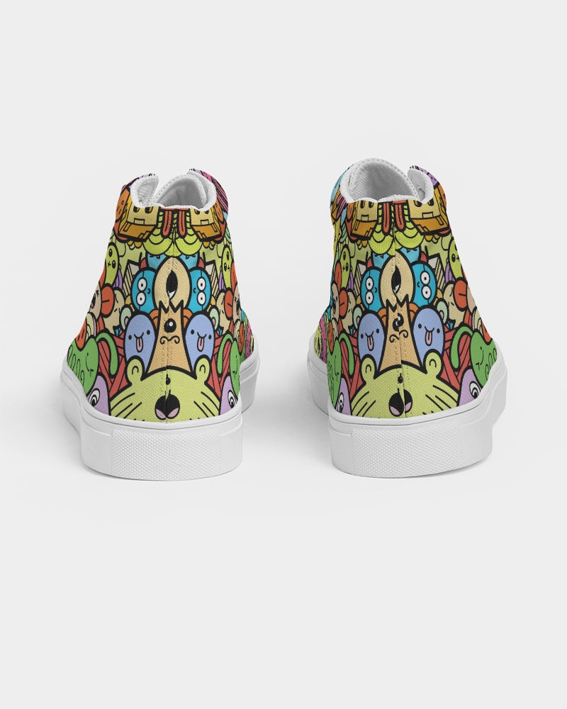 Cute top Critters Women's High Top Canvas Shoe