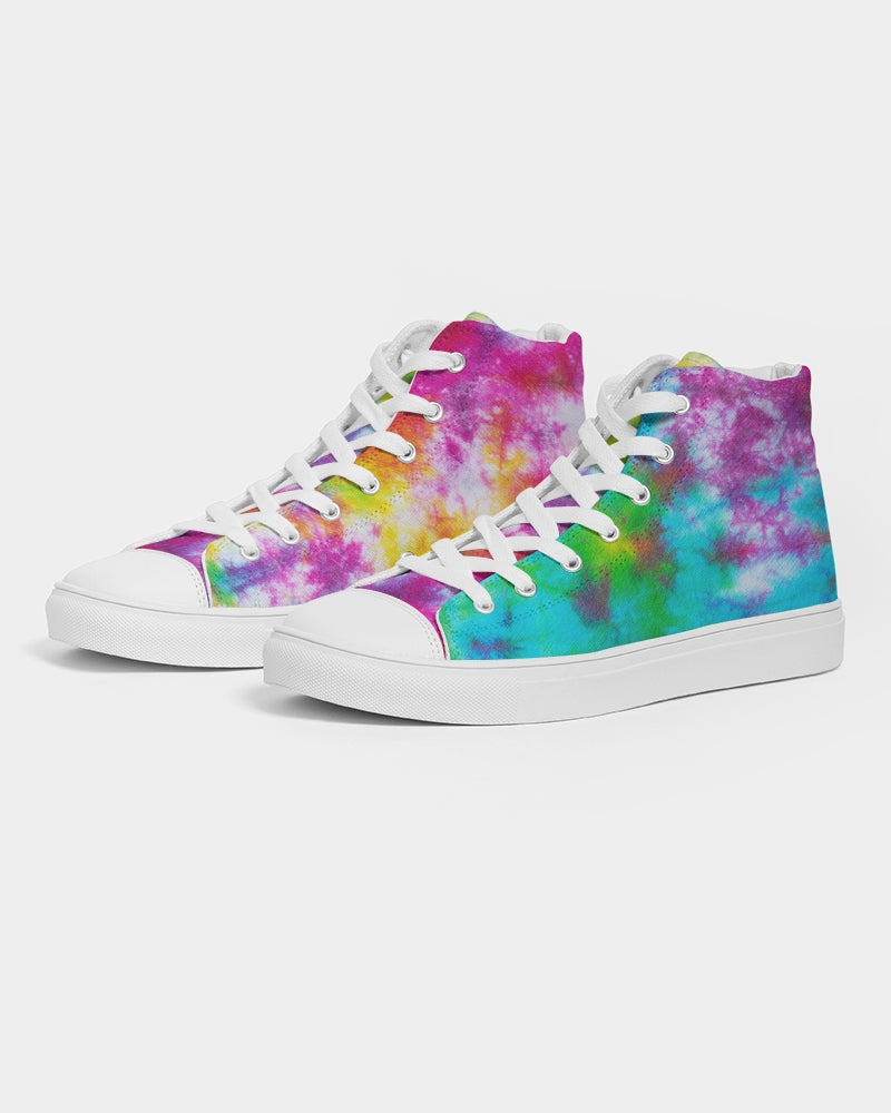 Tie-Dye Men's High Top Canvas Shoe