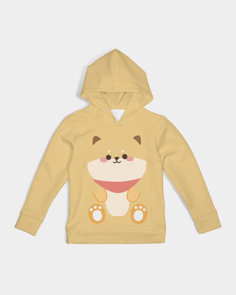 Shiba Inu Dog background Kids All-Over Print Hoodie