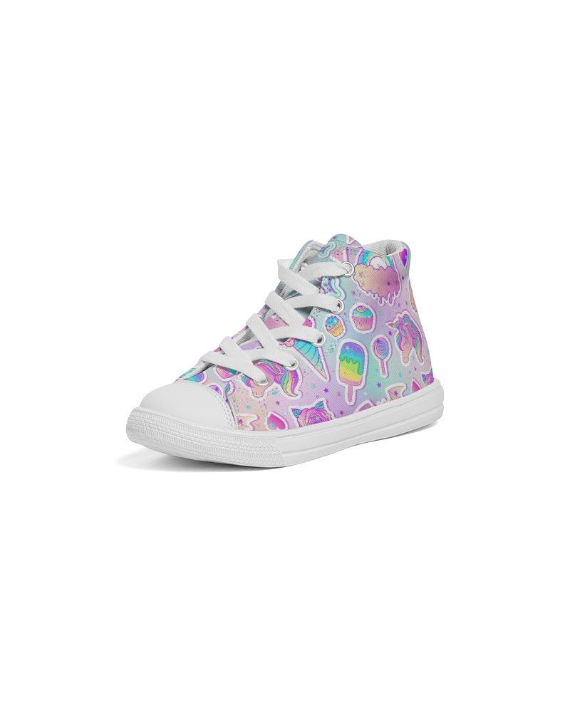 Oh No! Kids Hightop Canvas Shoe