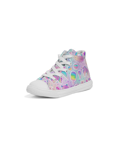 Oh No! Kids Hightop Canvas Shoe