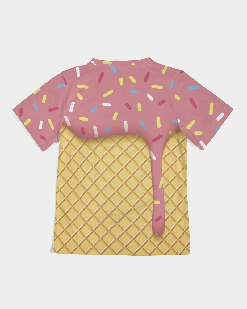 Strawberry Ice Cream Cone Kids Tee