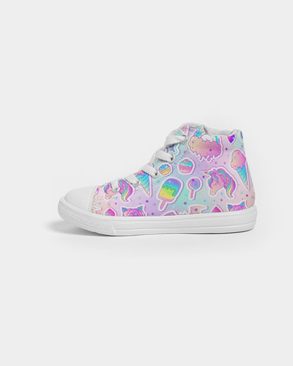 Oh No! Kids Hightop Canvas Shoe