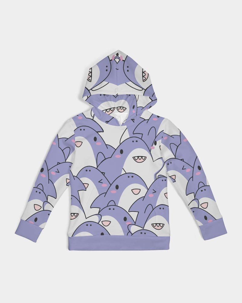 Shark Party Kids All-Over Print Hoodie