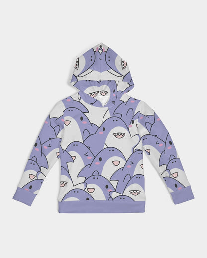 Shark Party Kids All-Over Print Hoodie