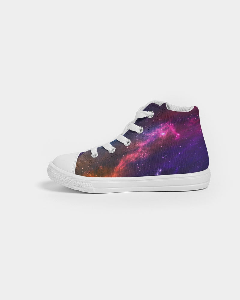 Deep Space Kids Hightop Canvas Shoe