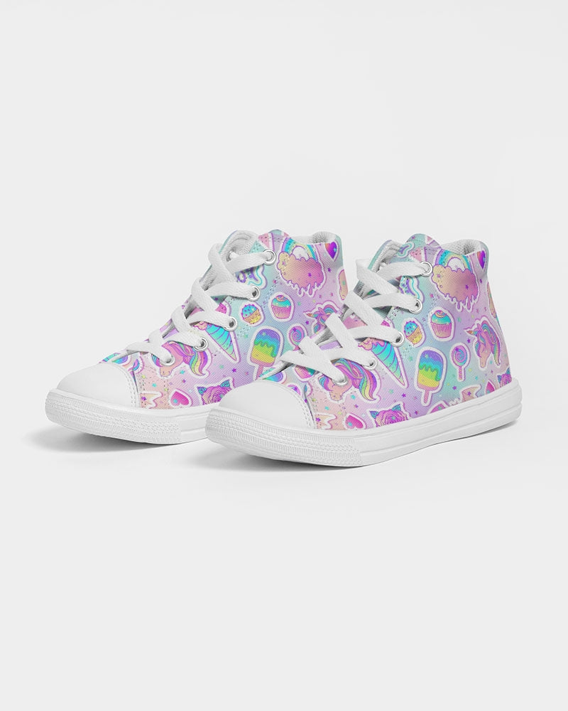 Oh No! Kids Hightop Canvas Shoe