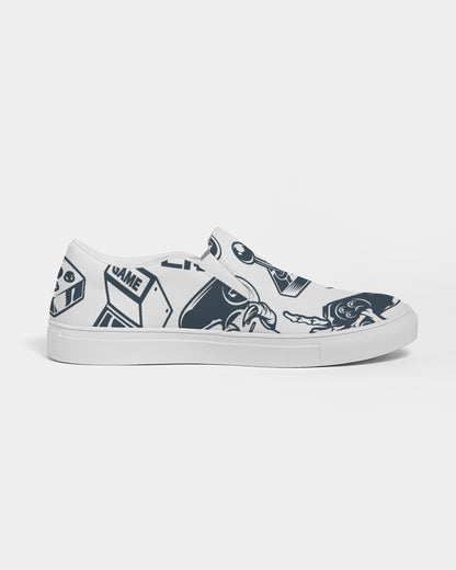 Game Over Women's Slip-On Canvas Shoe